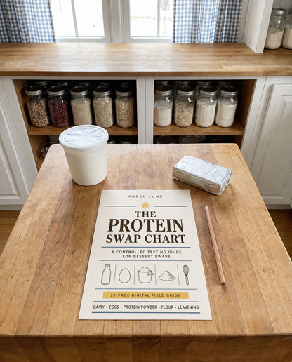 Mabel June Protein Swap Chart digital field guide cover